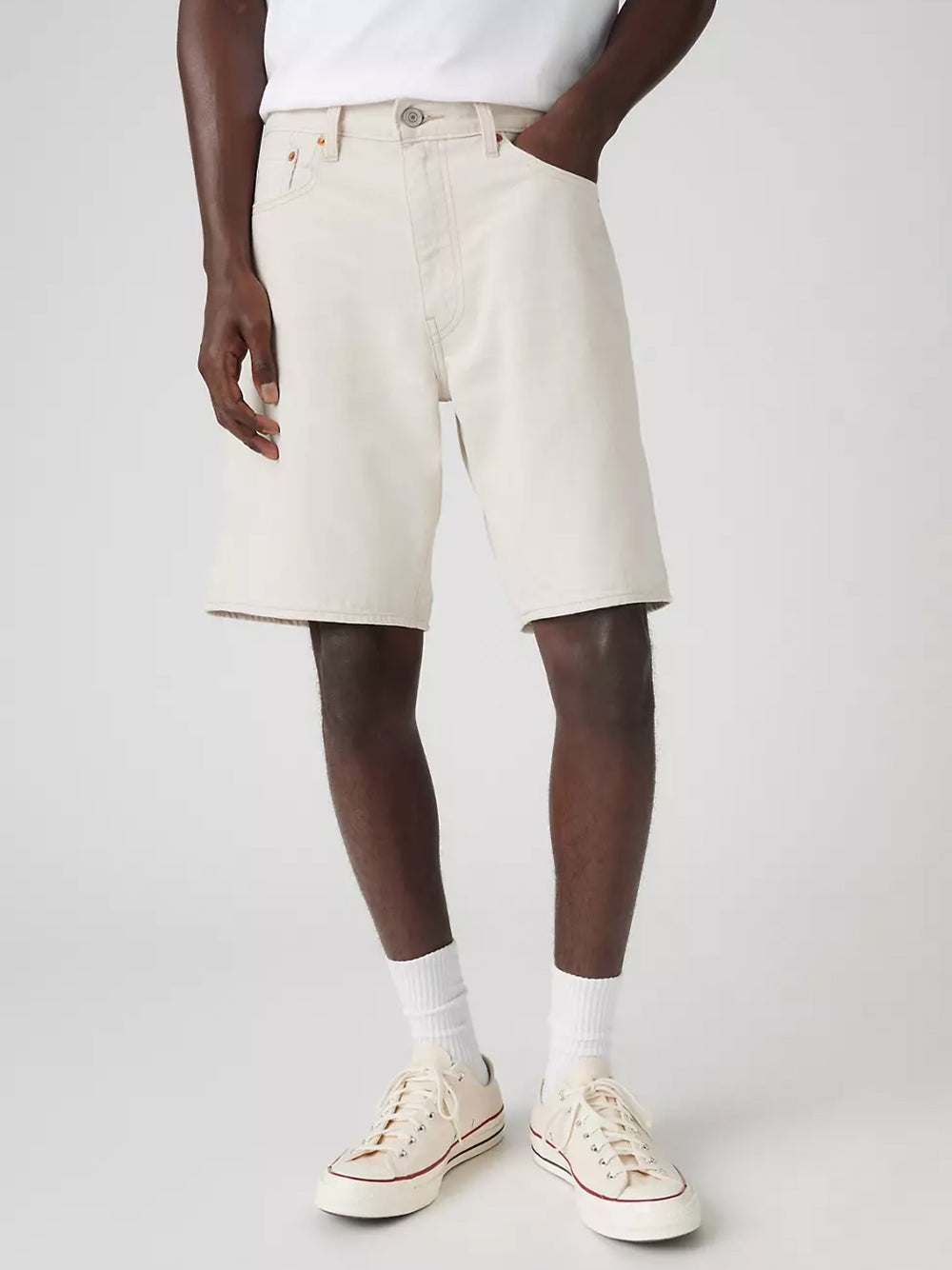 LEVI`S®-468 LOOSE SHORTS-A8461 0019 ECRU JOURNAL