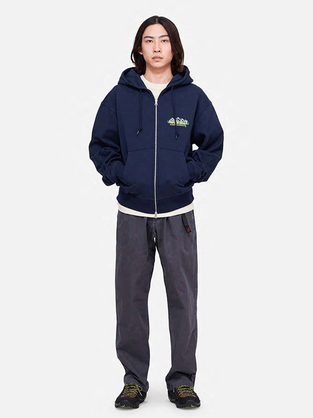 GRAMICCI-GRAMICCI PANT STRAIGHT FIT-G116.OGT FOSSIL GREY PIGMENT