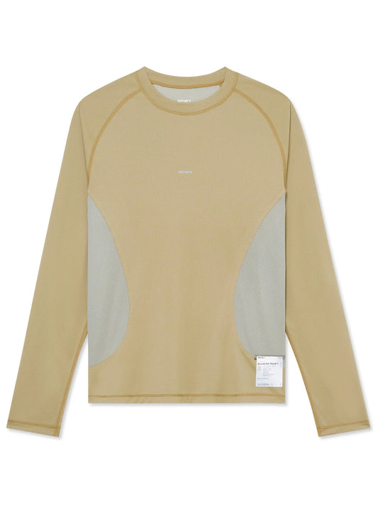 SATISFY-AURA LITE TECH LONG TEE-11026.AG.SA ARMY GREEN