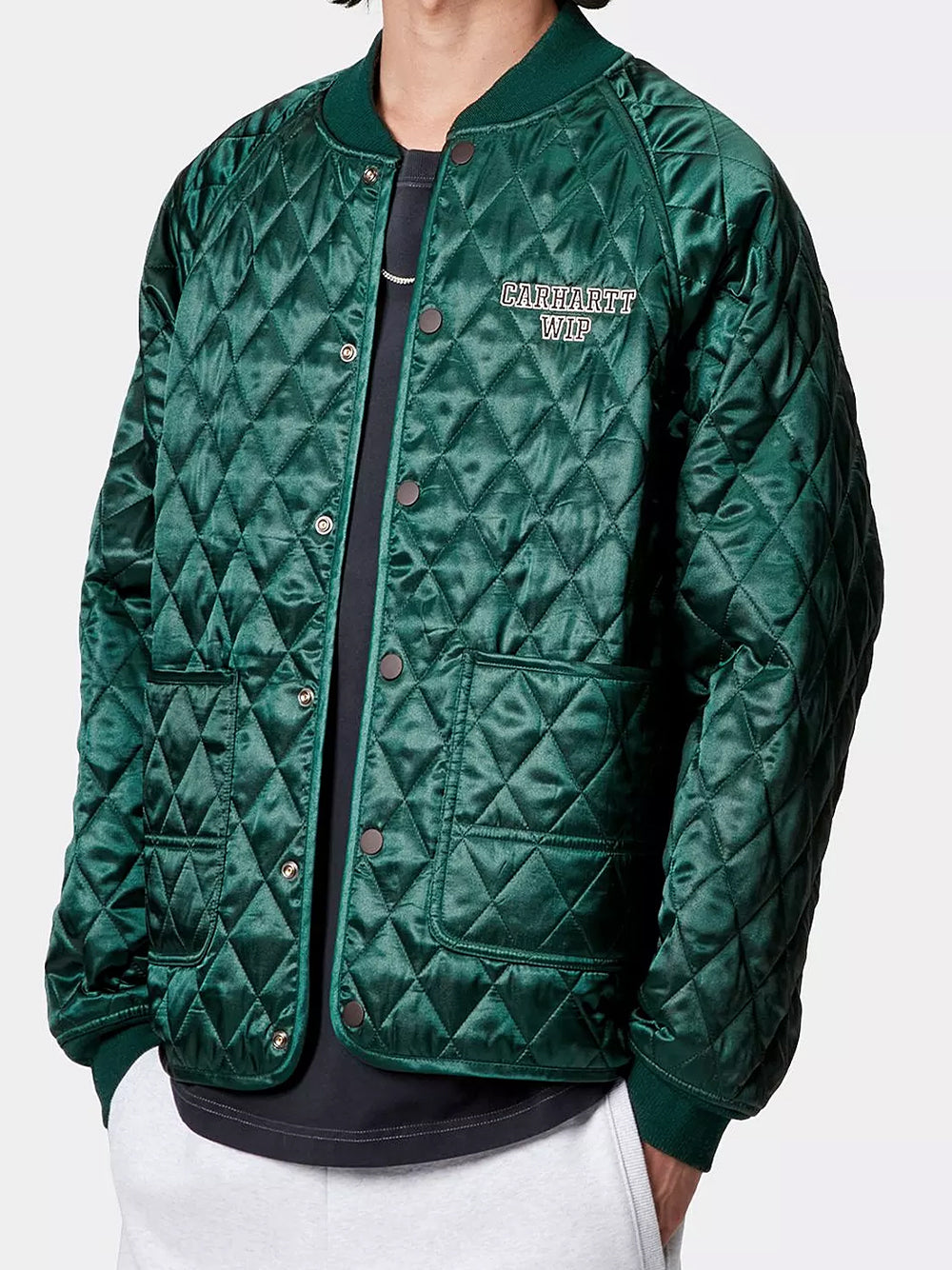 CARHARTT WIP-ALUMNI LINER POLYESTER-I035146 05AXX DARK FIR