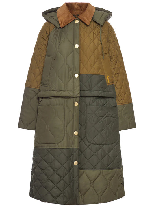 BARBOUR-LILIAN QUILTED JACKET-LQU1835 GN71 FERN LEAF