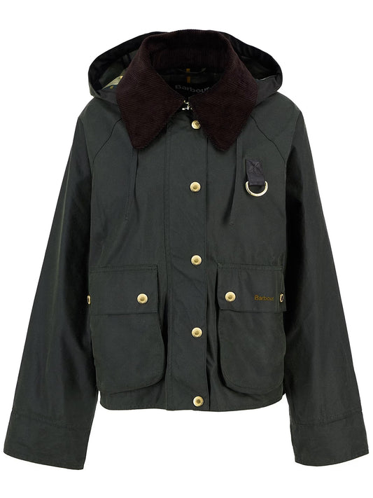 BARBOUR-REIGHTON WAX JACKET-LWX1397 OL52 FERN