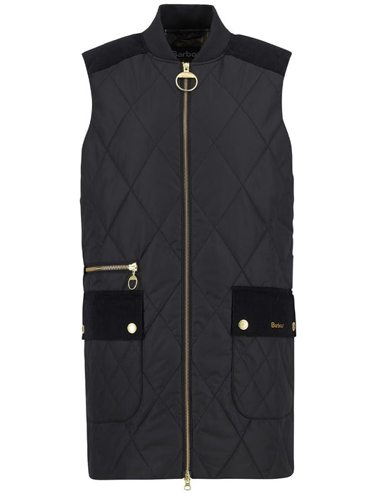 BARBOUR-LYDIA GILET-LGI0203 BK11 BLACK