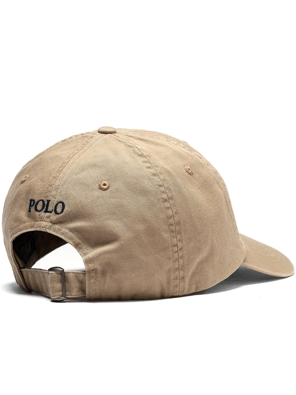 POLO RALPH LAUREN-COTTON CHINO BASEBALL CAP-710548524013 CAFE TAN/NEWPORT NAVY
