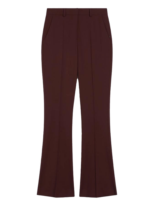 SPORTMAX-FEBE PANT-2522136082600 003 BURGUNDY