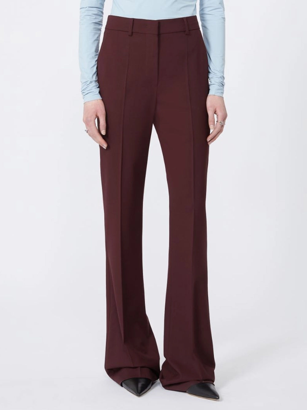 SPORTMAX-FEBE PANT-2522136082600 003 BURGUNDY