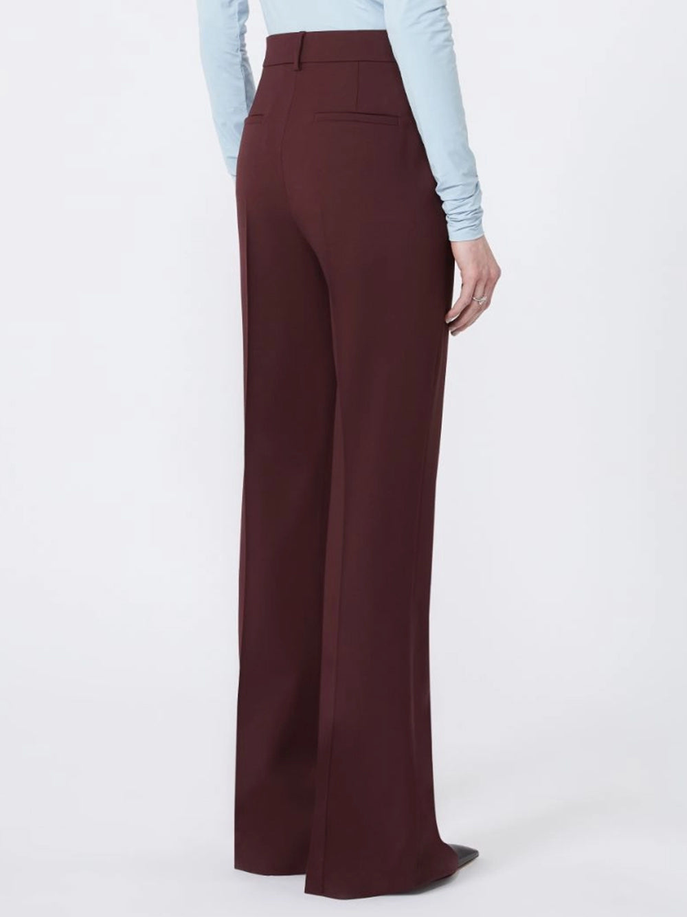 SPORTMAX-FEBE PANT-2522136082600 003 BURGUNDY