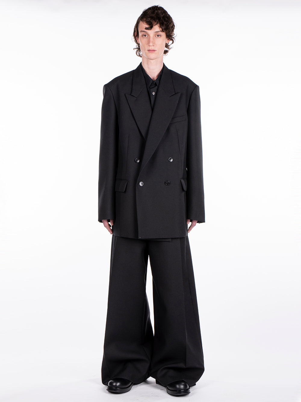 DRIES VAN NOTEN-BISHOP 2247 M.W.JACKET-020409.2247 900 BLACK – La