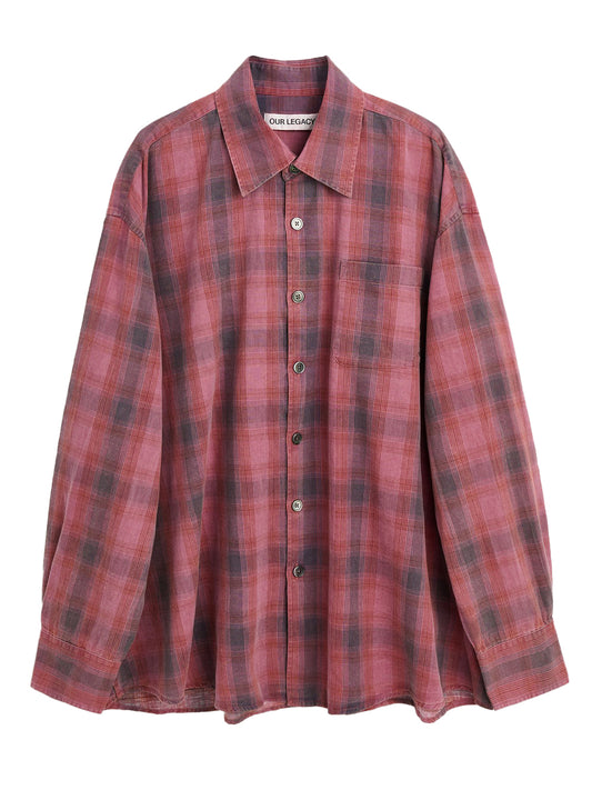 OUR LEGACY-BORROWED SHIRT-M4252BIDC IDHAO FLANNEL HECK