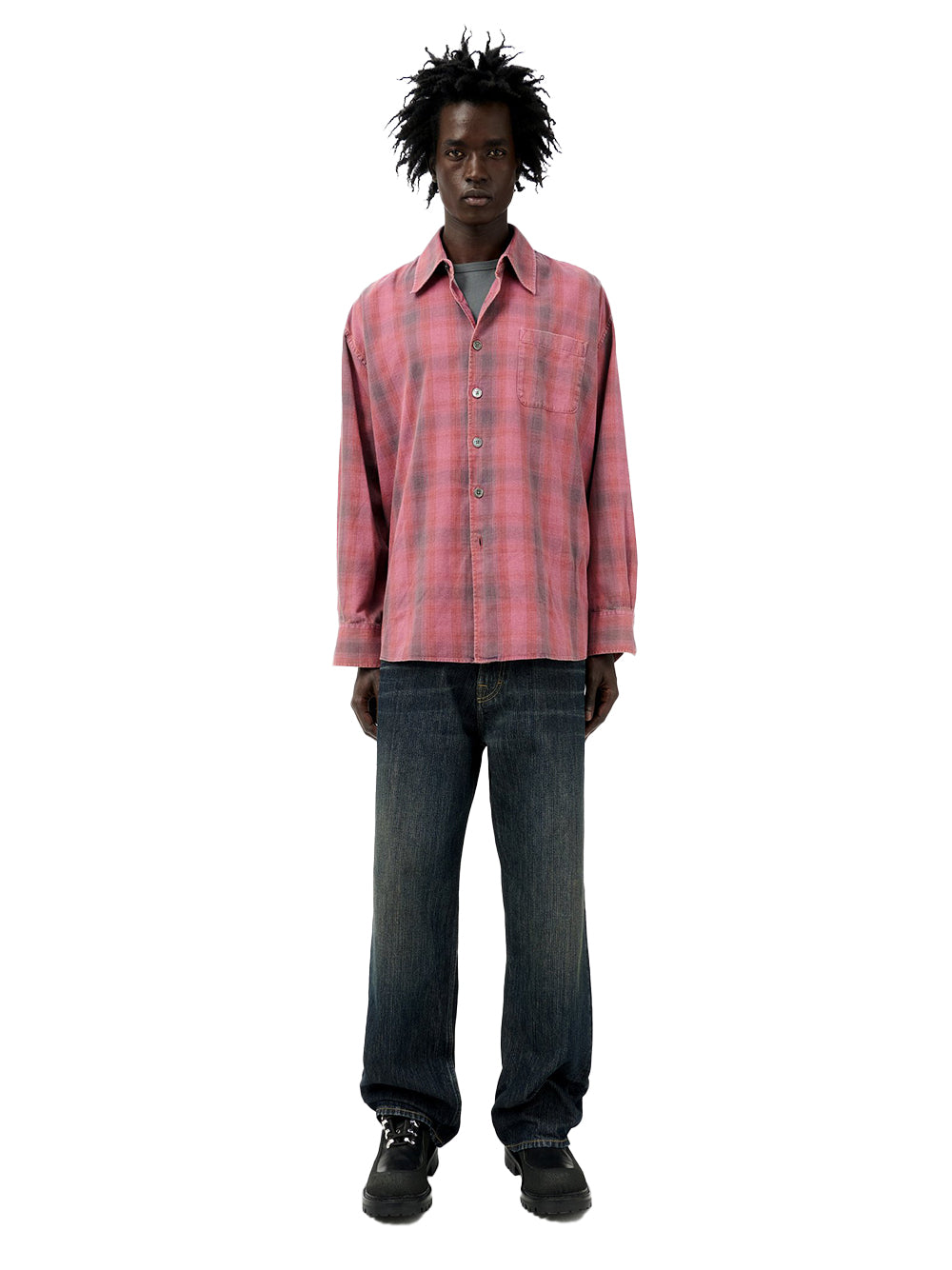 OUR LEGACY-BORROWED SHIRT-M4252BIDC IDHAO FLANNEL HECK