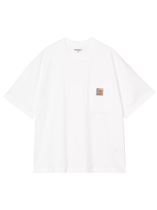 CARHARTT WIP-S/S WORK POCKET T-SHIRT-I035523 02XX WHITE