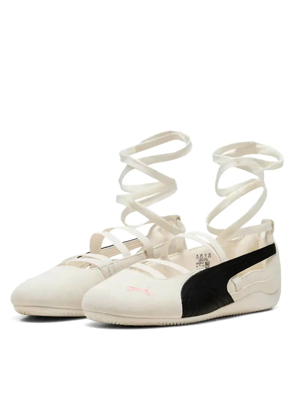 PUMA-SPEEDCAT BALLET SD X ROSÉ-404395.01 01 WARM WHITE/PUMA BLACK/FROSTY PINK