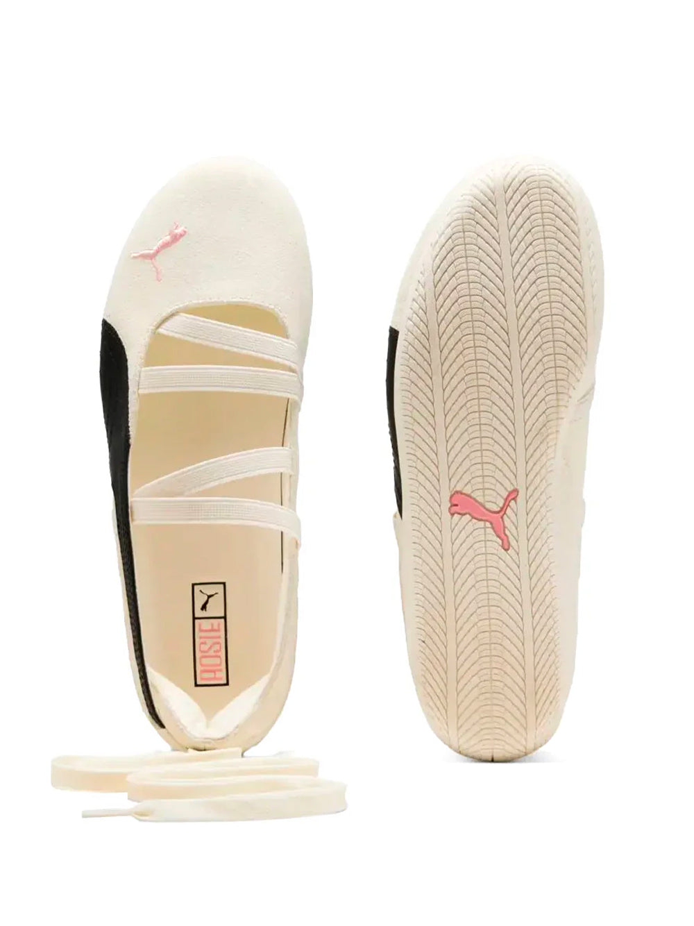 PUMA-SPEEDCAT BALLET SD X ROSÉ-404395.01 01 WARM WHITE/PUMA BLACK/FROSTY PINK