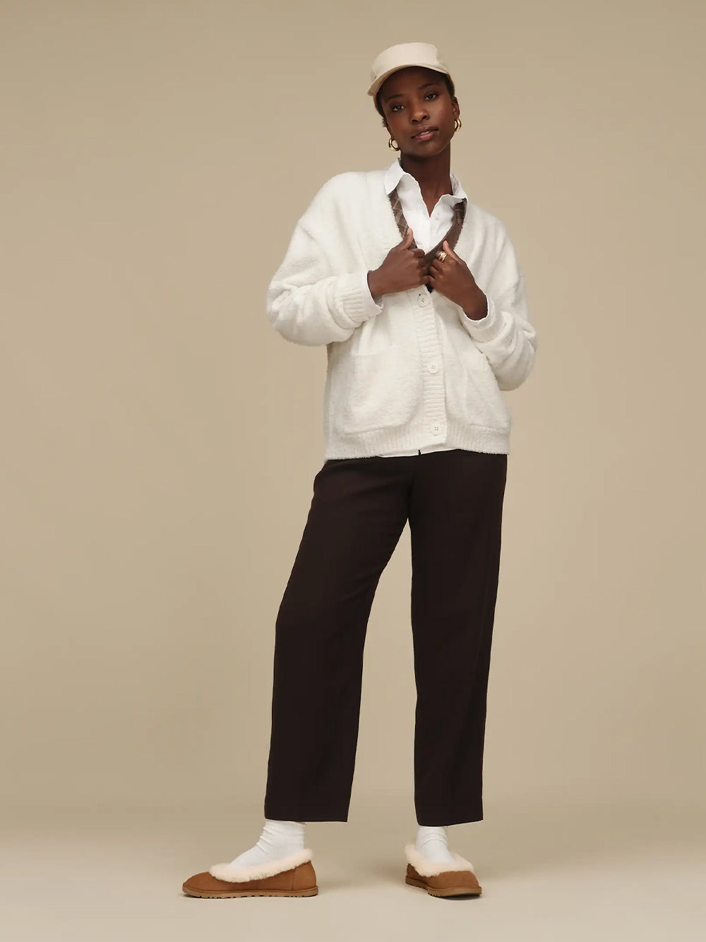 UGG-W ZORA BALLET FLAT-1178111 CHESTNUT