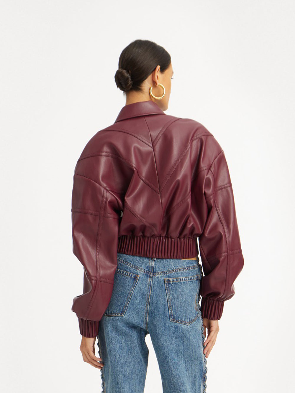 ROTATE-BOMBER JACKET-1142432734 2734 ZINFANDEL