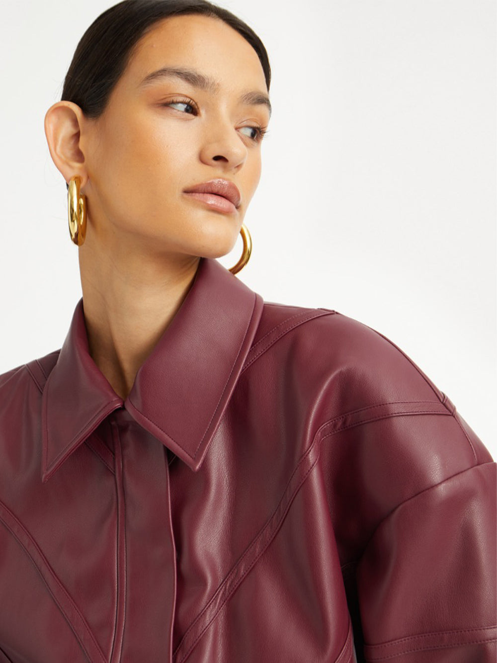 ROTATE-BOMBER JACKET-1142432734 2734 ZINFANDEL