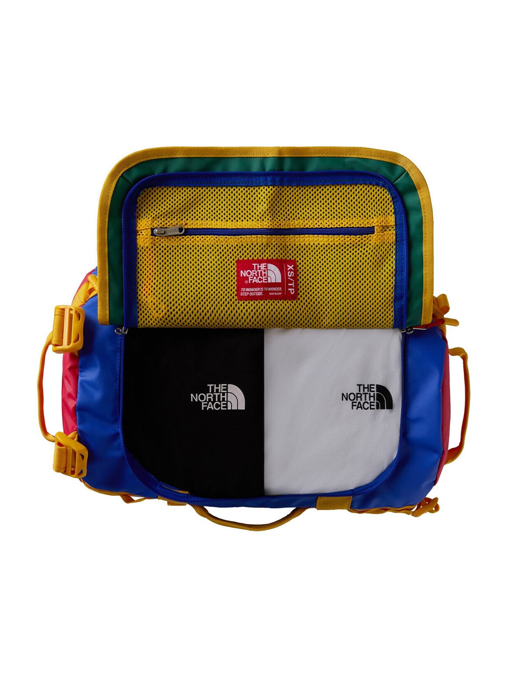 THE NORTH FACE-BASE CAMP DUFFEL-XS-NF0A52SSADH1 TNF BLUE/TNF RED/TNF YELLOW