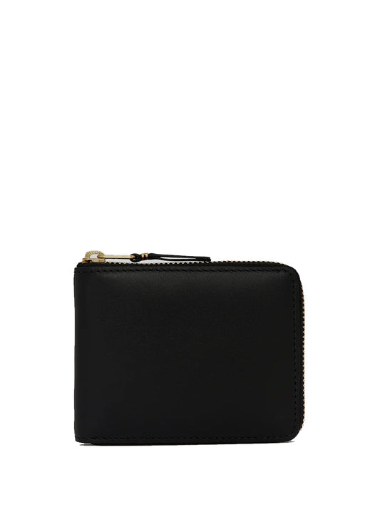 COMME DES GARÇONS WALLET-CLASSIC LEATHER FULL ZIP AROUND WALLET-SA7100 800 BLACK