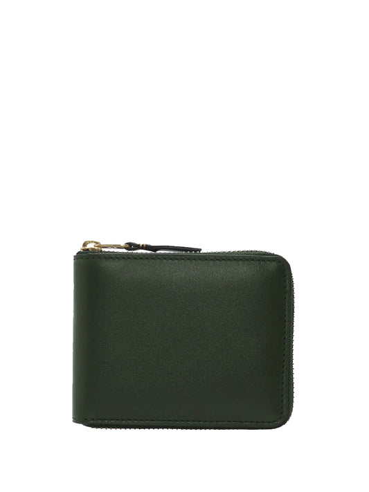COMME DES GARÇONS WALLET-CLASSIC LEATHER FULL ZIP AROUND WALLET-SA7100 BGRN BOTTLE GREEN