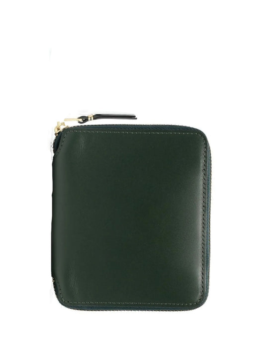COMME DES GARÇONS WALLET-CLASSIC LEATHER FULL ZIP AROUND WALLET-SA2100 BGRN BOTTLE GREEN