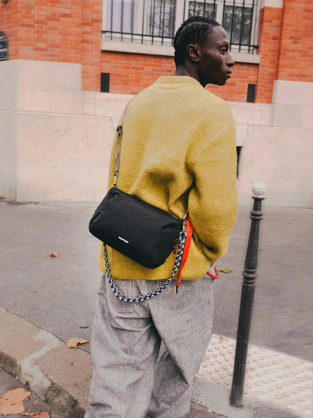 TOPOLOGIE-BOTTLE SACOCHE LARGE-TP.WBA.BSL.SAT.46 SATELLITE METALLIC