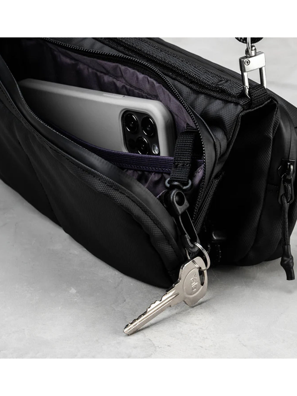 TOPOLOGIE-BOTTLE SACOCHE MEDIUM-TP.WBA.BS2.BLK.38 BLACK PAPERY