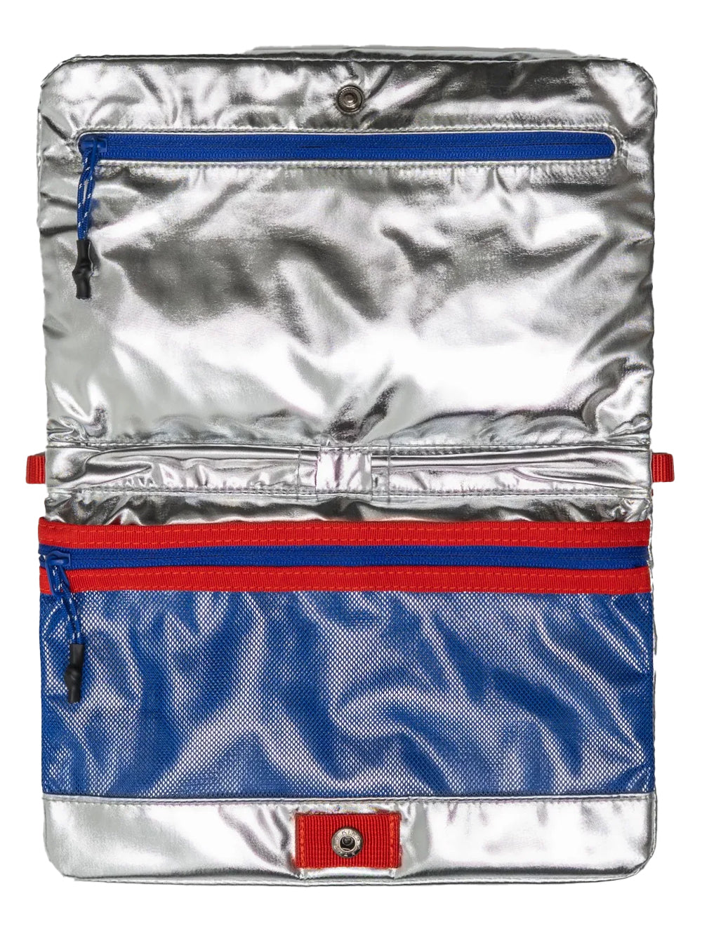 TOPOLOGIE-FLAT SACOCHE SMALL-TP.WBA.FS.SAT.42 SATELLITE METALLIC