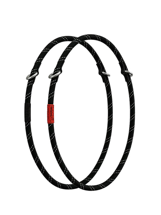 TOPOLOGIE-STRAPS 10MM ROPE LOOP-TP.WST.RL10.BKR.00.BOX BLACK REFLECTIVE