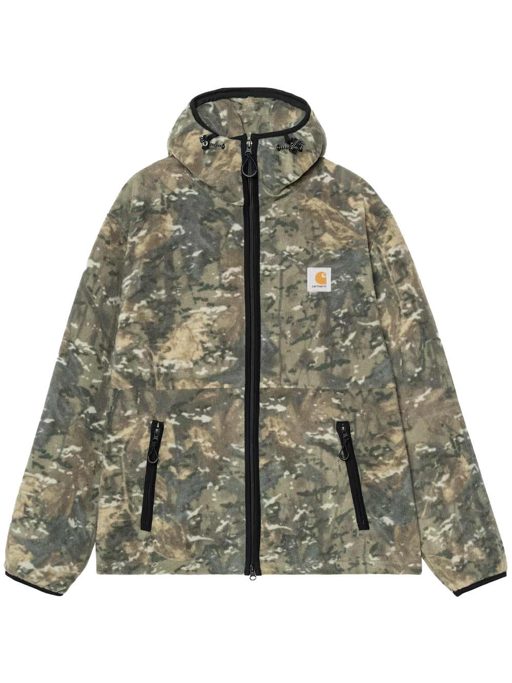 CARHARTT WIP-BLEVIN LINER POLYESTER FLEECE-I035310 38TXX CAMO COMBI GREEN