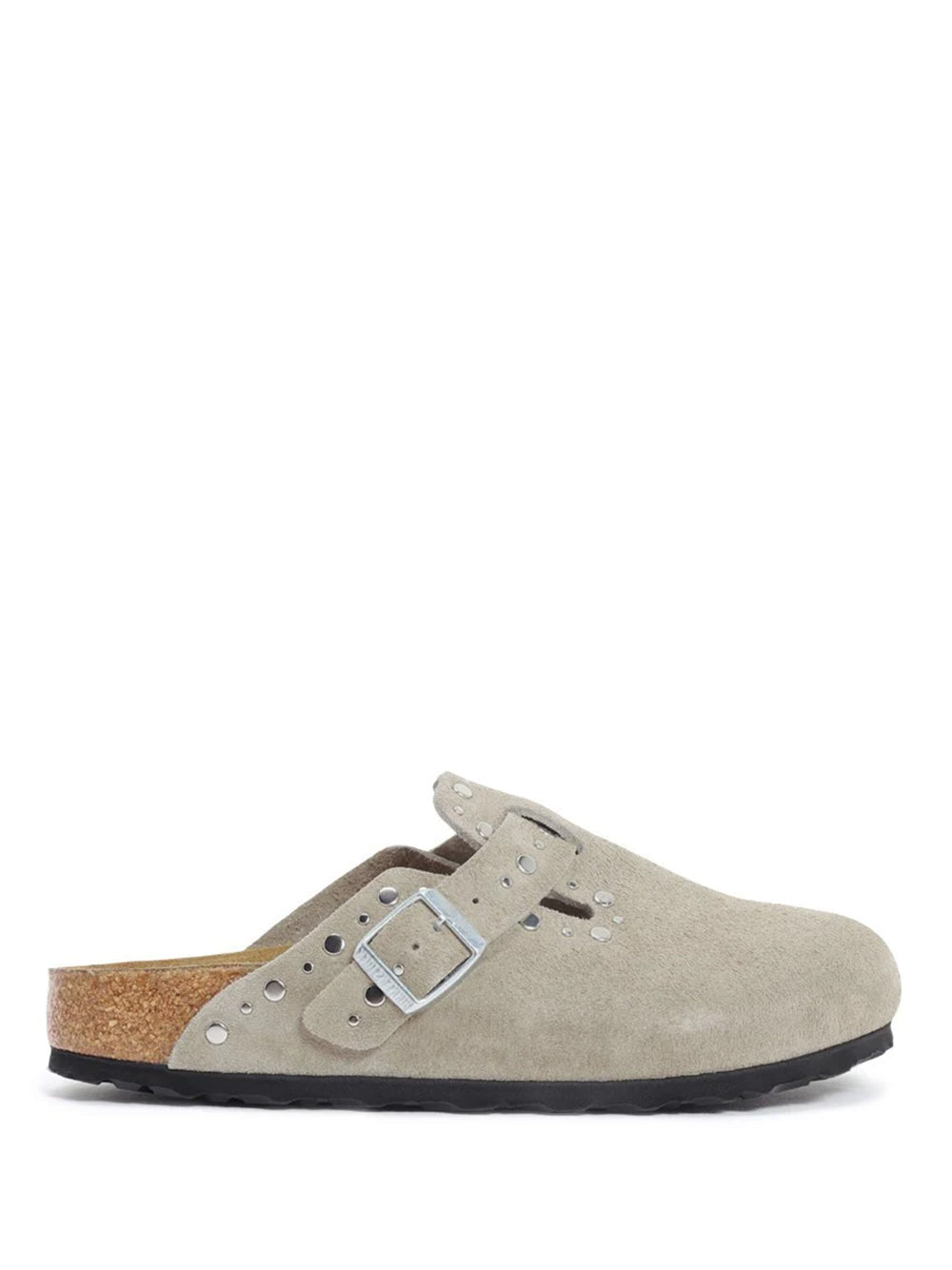 BIRKENSTOCK-BOSTON RIVET SUEDE-1030418 TAUPE