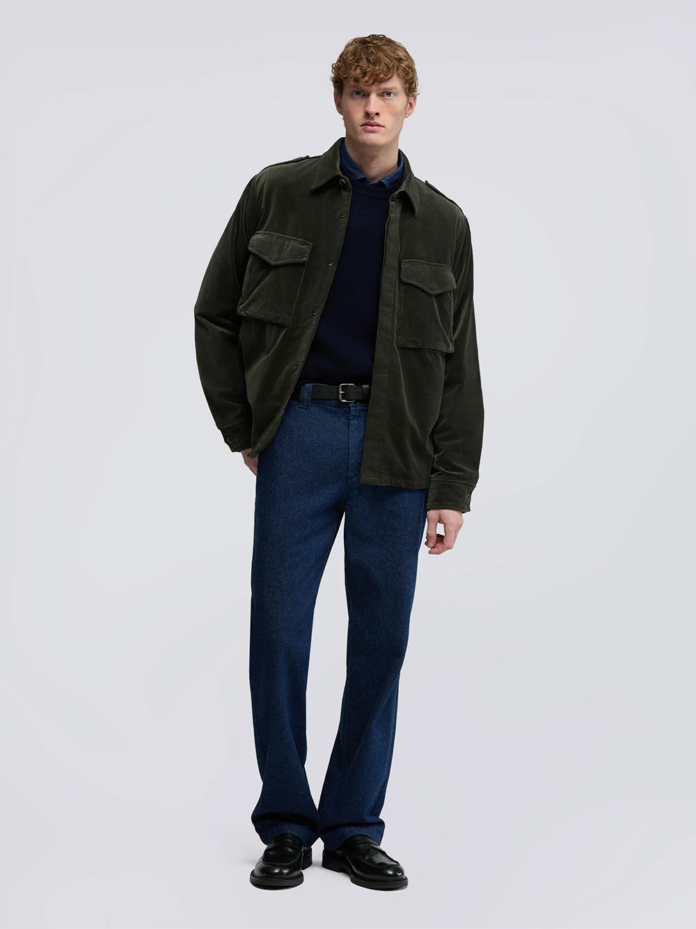 ASPESI-CAMICIA FIELD SHIRT-W5.A.CE10.V548 85237 MILITARE