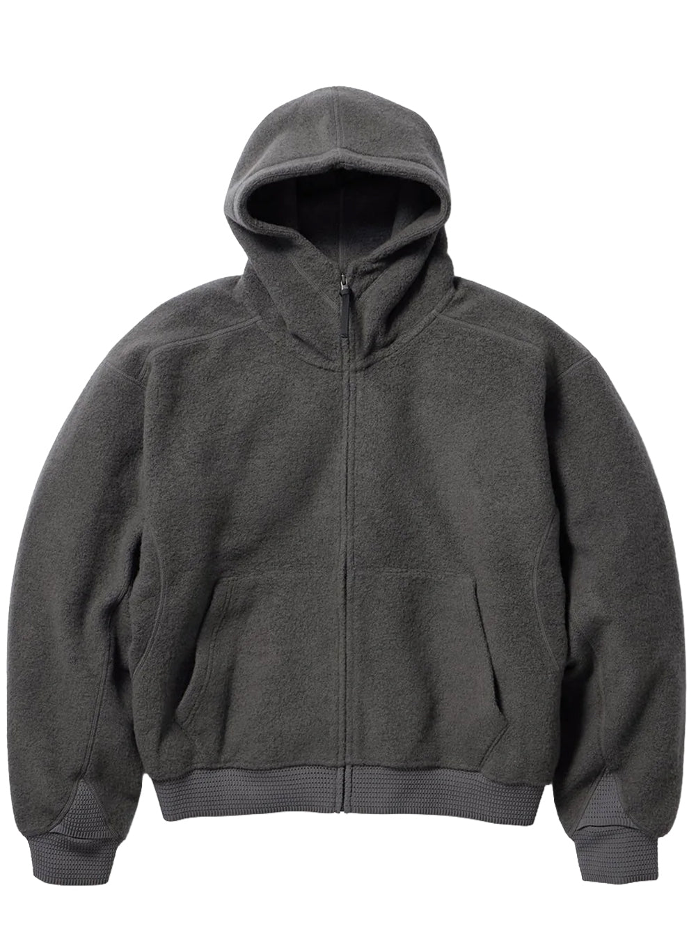 GOLDWIN-WOOL FLEECE HOODIE-GZ35304 DARK LAVA