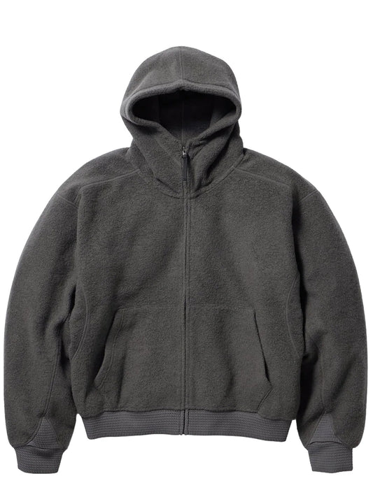 GOLDWIN-WOOL FLEECE HOODIE-GZ35304 DARK LAVA