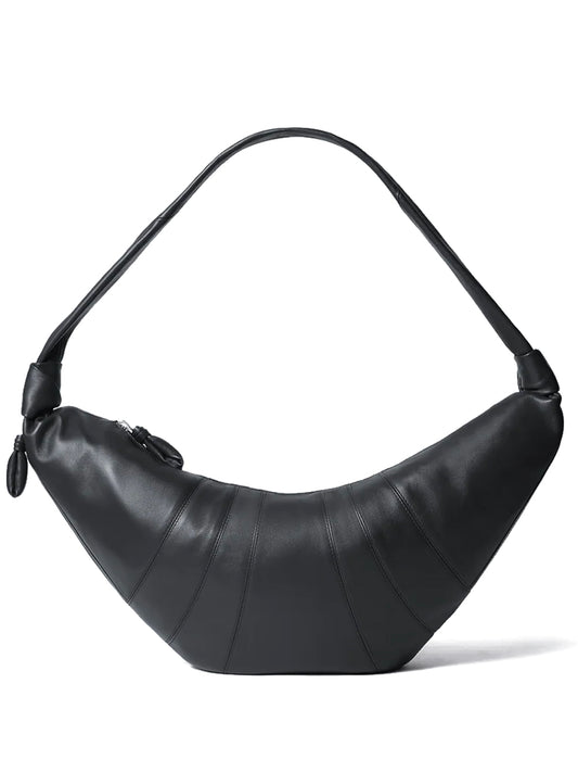 LEMAIRE-LARGE CROISSANT BAG-BG0000.LL095 BK999 BLACK