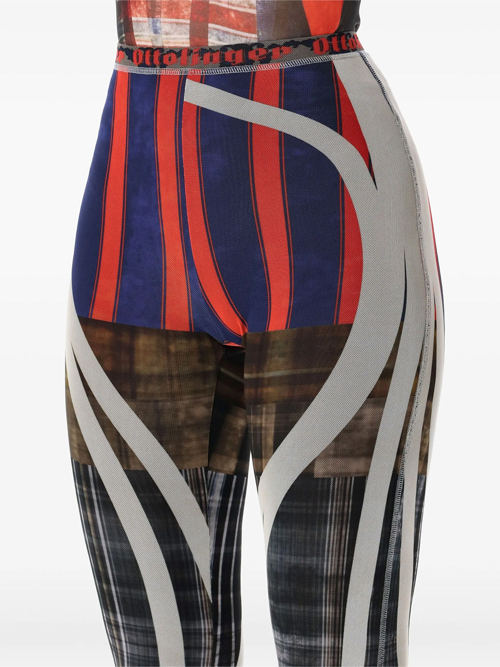 OTTOLINGER-MESH PANTS-10120050107 RACING PLAID