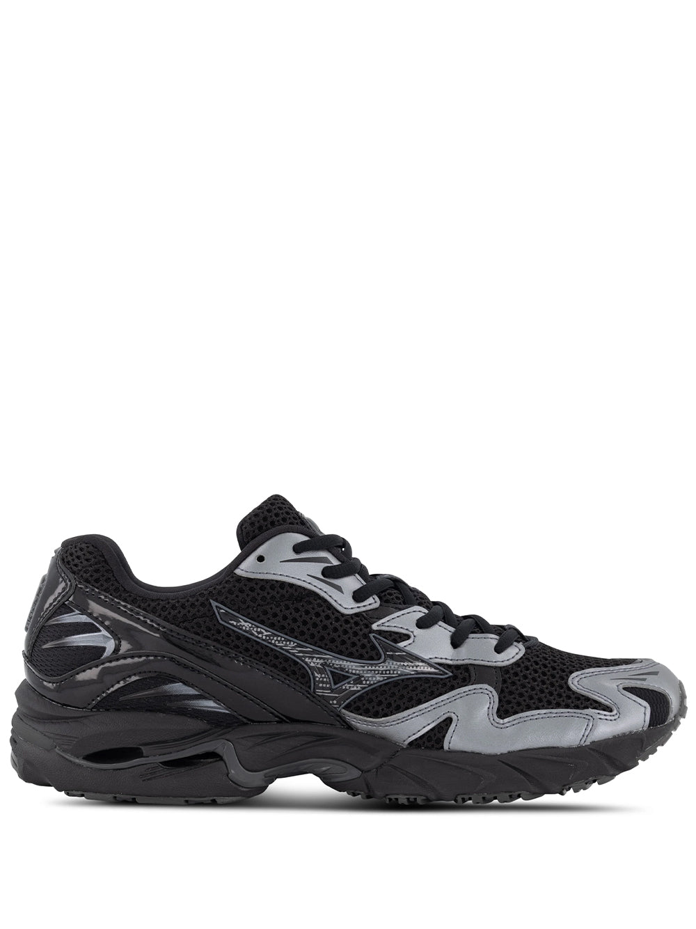 MIZUNO-WAVE RIDER 10-D1GA261601 01 BLACK/BLACKSAND/METALLIC GRAY