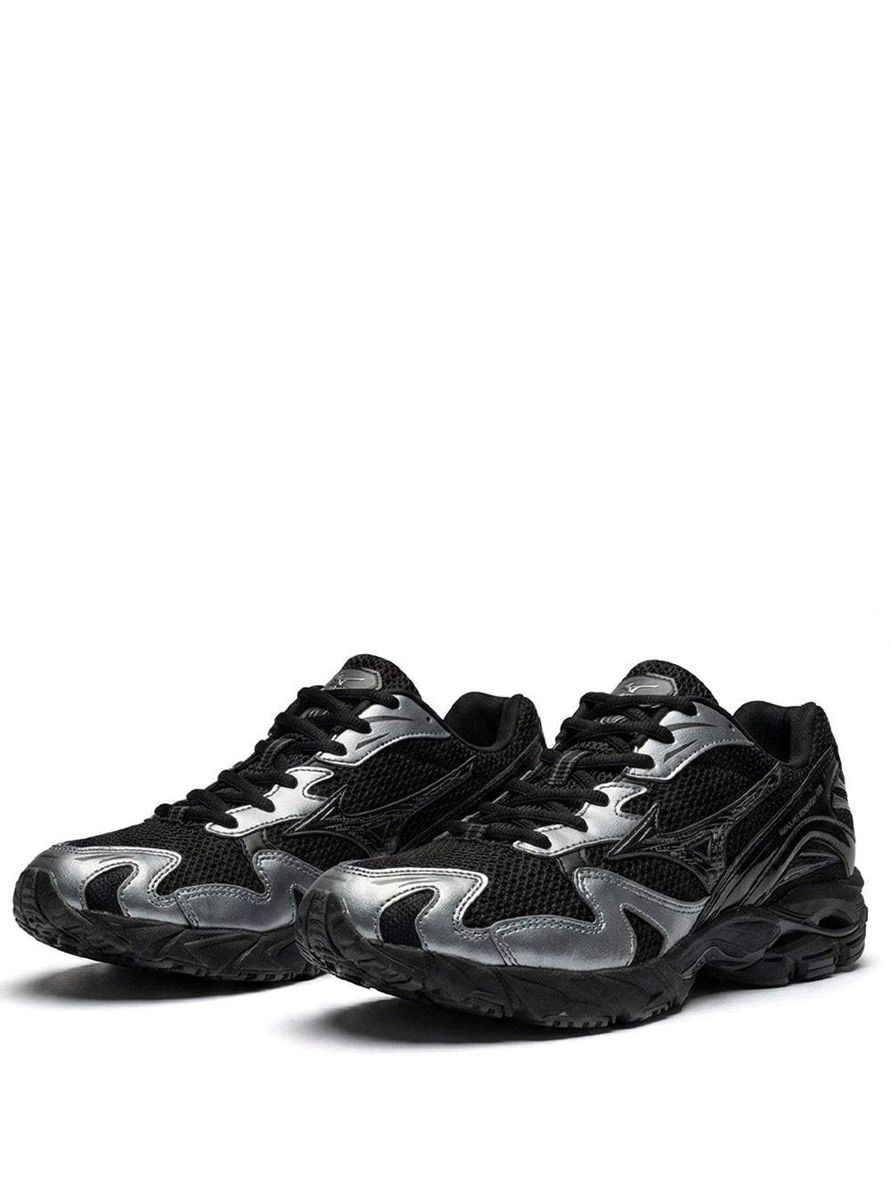 MIZUNO-WAVE RIDER 10-D1GA261601 01 BLACK/BLACKSAND/METALLIC GRAY