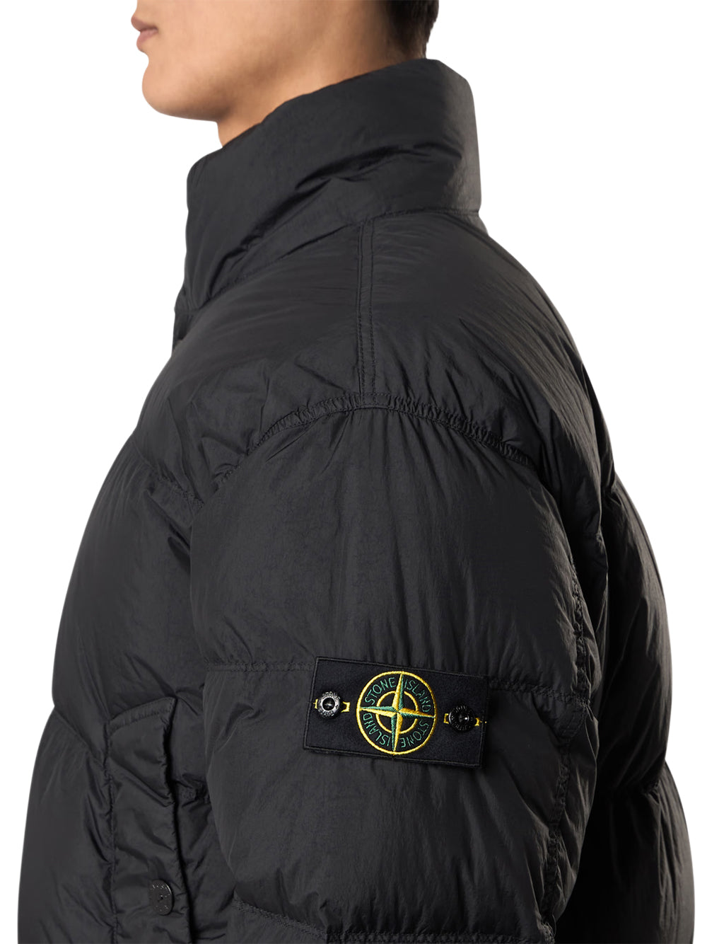 PUFFER CON BOTTONI C/PIUMA RDS