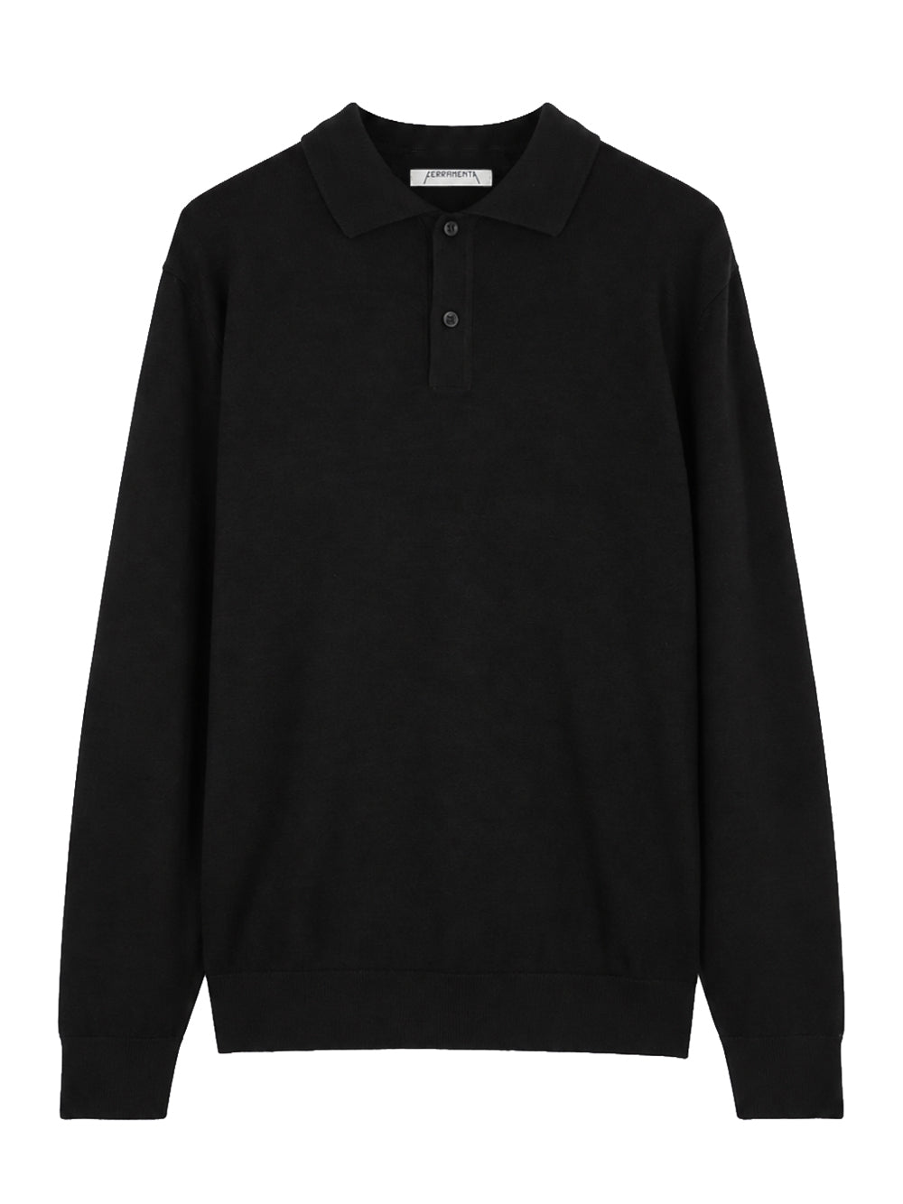 FERRAMENTA-POLO MERINO CASHMERE-FMTSIN44 BLACK