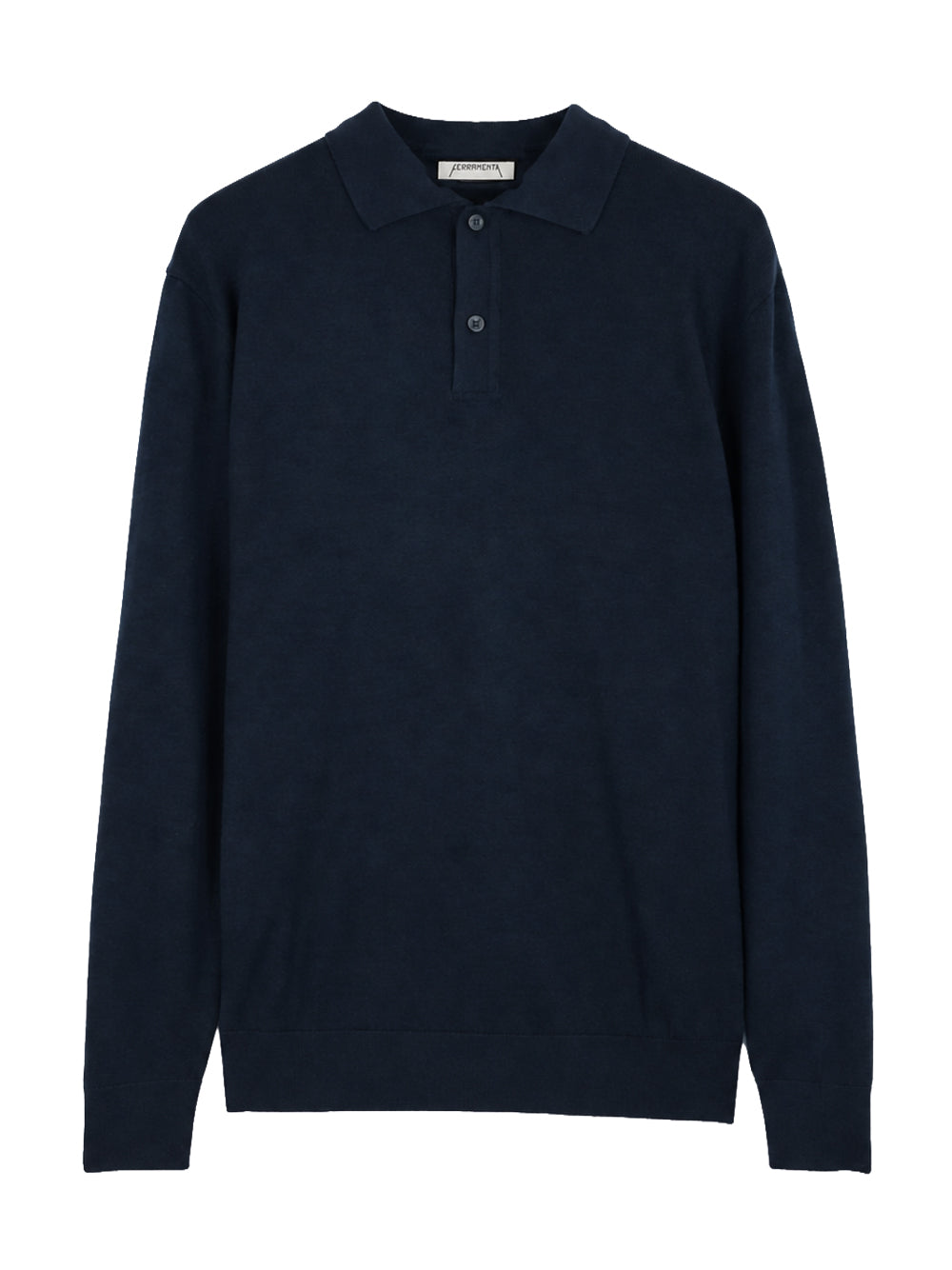 FERRAMENTA-POLO MERINO CASHMERE-FMTSIN44 BLUE NAVY