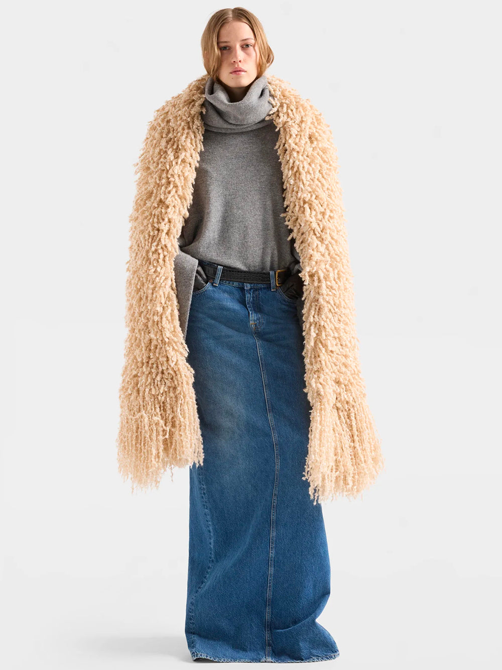 7 FOR ALL MANKIND-FULL LENGTH SKIRT-7UGP0066 U73XJ MIDTOWN