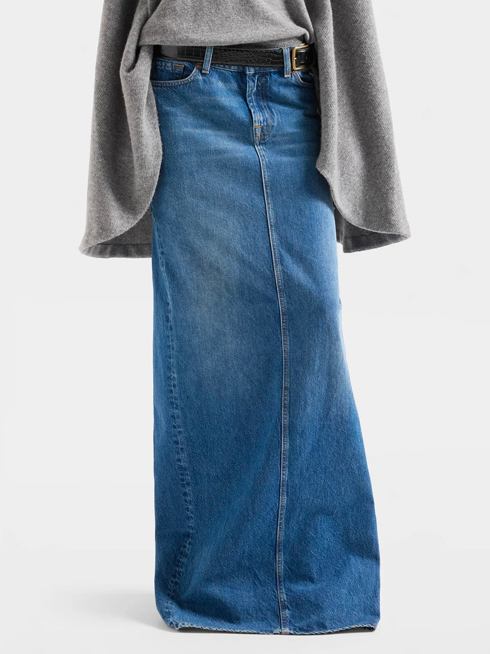 7 FOR ALL MANKIND-FULL LENGTH SKIRT-7UGP0066 U73XJ MIDTOWN
