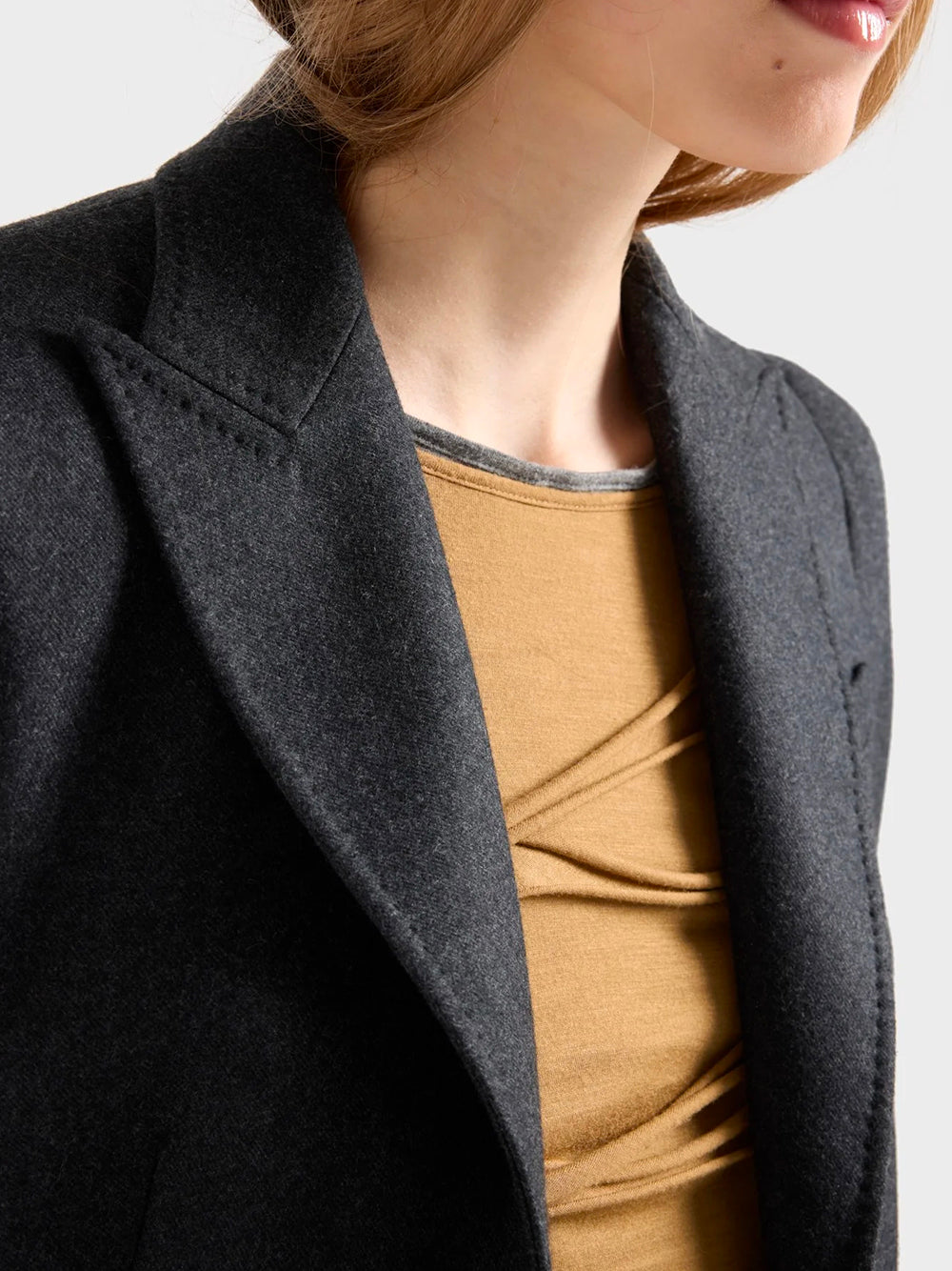 7 FOR ALL MANKIND-HIGH SHOULDER BLAZER-7NFG0H59 U73W5 MINK