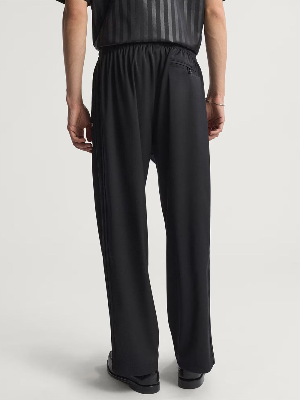 ADIDAS-BAGGY TRACK PANT-JW2796 BLACK/BLACK