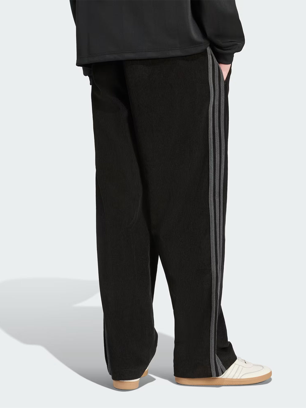 ADIDAS-CORD PANT-JX3107 BLACK/GRESIX