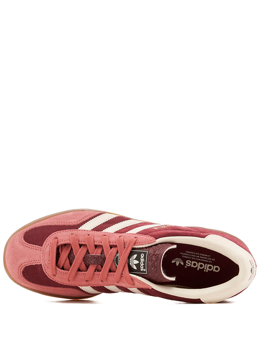 ADIDAS-GAZELLE INDOOR-IF9647 MAROON/FTWWHT/PRECRI