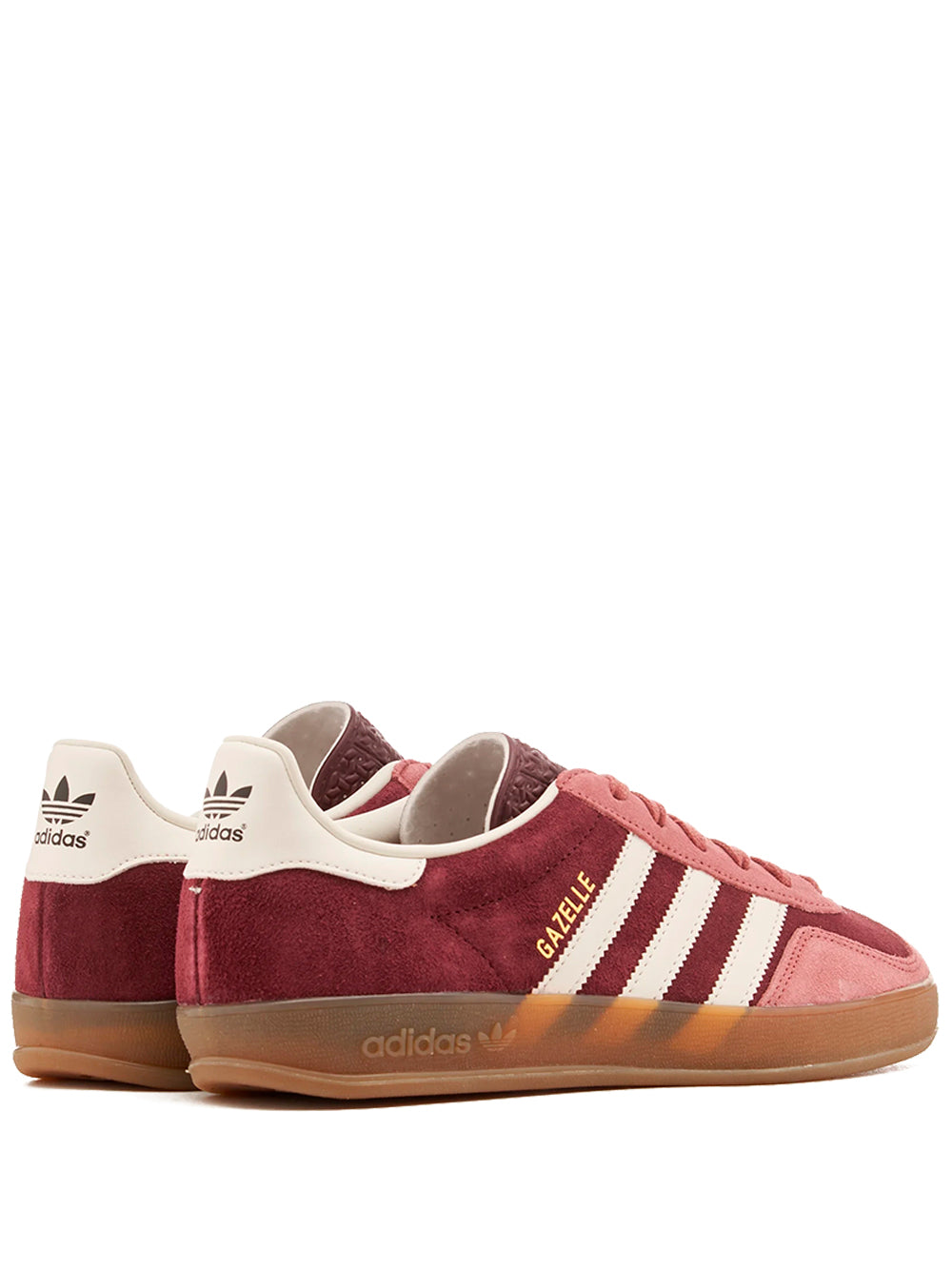 ADIDAS-GAZELLE INDOOR-IF9647 MAROON/FTWWHT/PRECRI