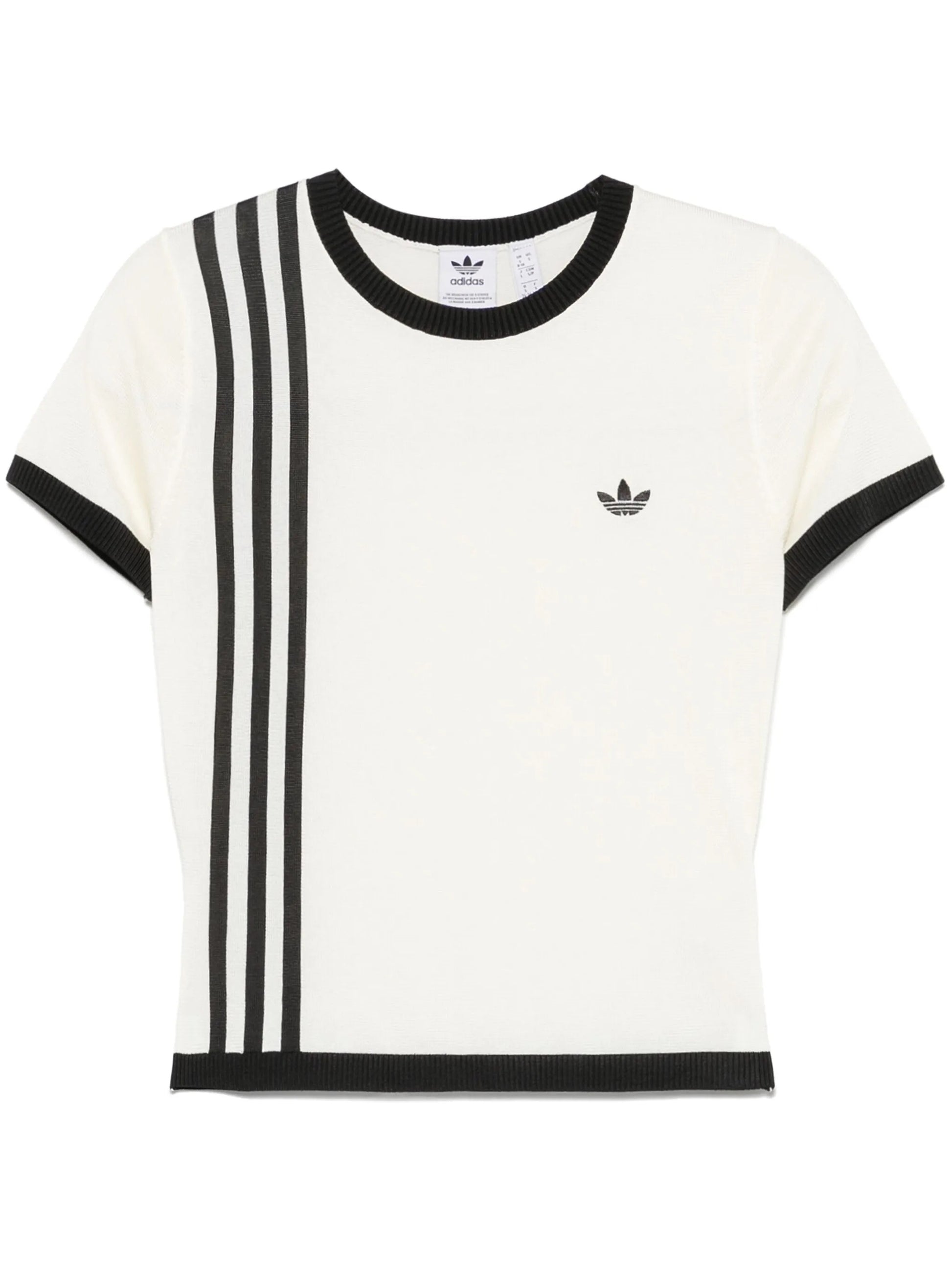 ADIDAS-KNITTED 3S TEE-JJ0961 CREWHT