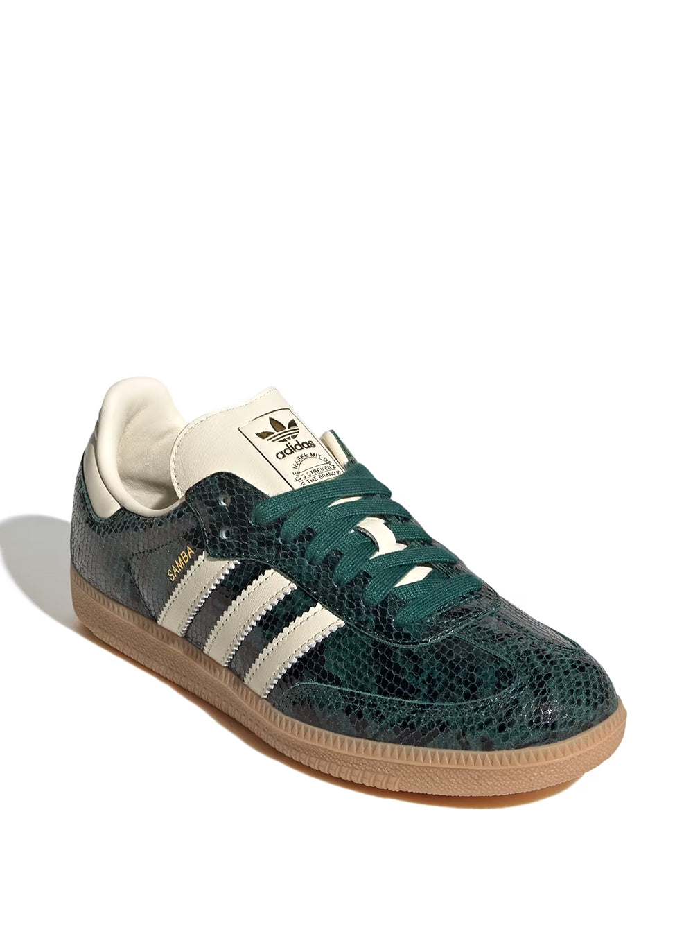 ADIDAS-SAMBA OG W-JR8848 CREWHT/CREWHT/CGREEN