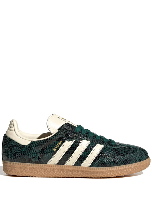 ADIDAS-SAMBA OG W-JR8848 CREWHT/CREWHT/CGREEN